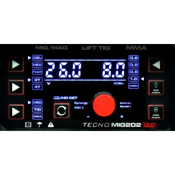 IDEAL TECNOMIG 202 LED MIG/TIG/MMA Synergic VRD Alu