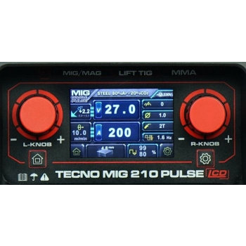 IDEAL TECNOMIG 210 PULSE LCD MIG/TIG/MMA SYNERGIC ALU