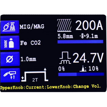 MAGNUM MIG/MAG 223 LCD DUAL PULS SYNERGIA