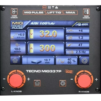 IDEAL TECNO MIG 337 PULSE SYNERGIC LCD