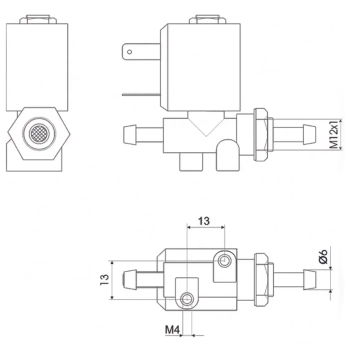 Elektrozawór Sherman AC 12V