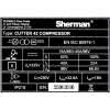 SHERMAN CUTTER 42 COMPRESSOR
