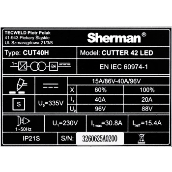SHERMAN CUTTER 42 LED