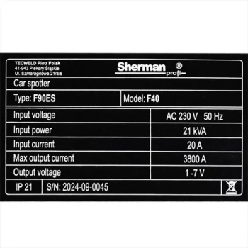 Sherman Car Spotter F40 230V
