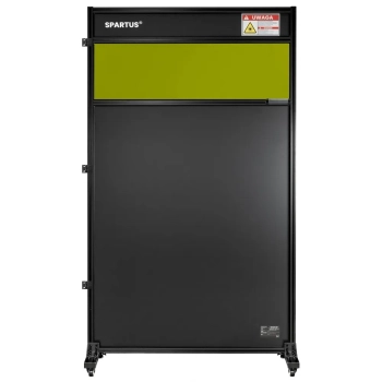 Drzwi kurtyna Spartus Protect 1100x2000 z podglądem do zabudowy stanowisk laserowych