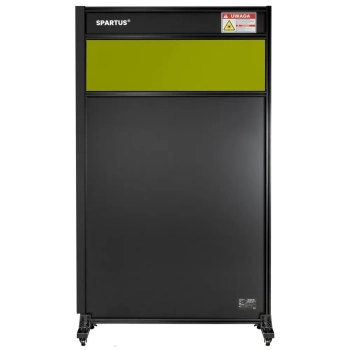 Panel kurtyna Spartus Protect 1100x2000 z podglądem i łącznikiem do zabudowy stanowisk laserowych