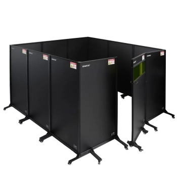 Zabudowa stanowiska Spartus Protect 3360x3300 do spawania laserowego