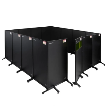 Zabudowa stanowiska Spartus Protect 4460x4400 do spawania laserowego