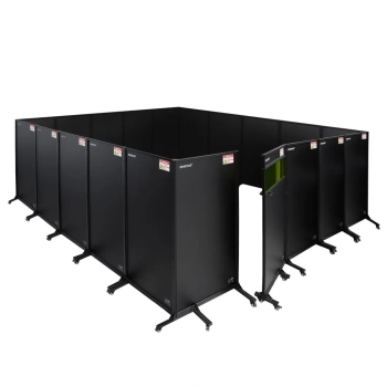 Zabudowa stanowiska Spartus Protect 5560x5500 do spawania laserowego