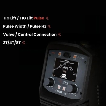 SPARTUS XPro MIG 200 DUAL PULSE pakiet MIG TIG MMA
