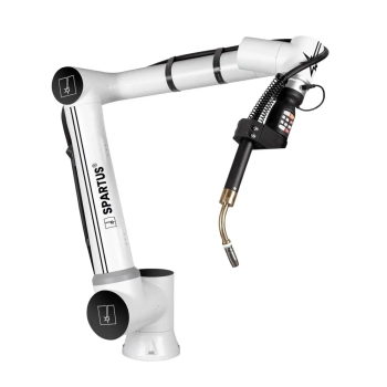Robot współpracujący SPARTUS MIGBOT 1000 z pilotem sterującym