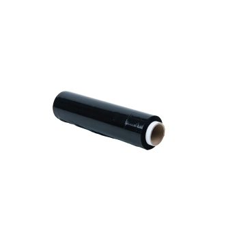 Folia stretch czarna 25cm / 0,5kg