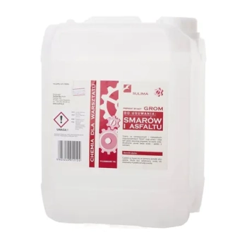 Sulima Grom – Preparat myjący do usuwania smarów, olejów, nagarów i asfaltu 10L