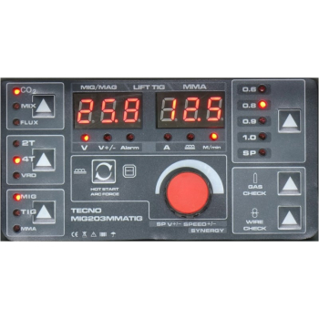 IDEAL TECNOMIG 203 MIG/TIG/MMA SYNERGIC VRD + TIG ACX