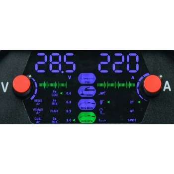 IDEAL TECNO MIG 224 SYNERGIC LED 4x4
