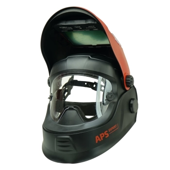 Przyłbica IDEAL APS Expert P31-A/M F1-FLIP BLACK+RED TrueView+