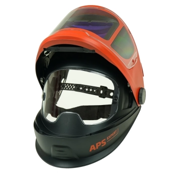 Przyłbica IDEAL APS Expert P31-A/M FS1-FLIP BLACK+RED TrueView+