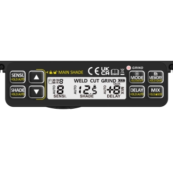 Przyłbica IDEAL APS Expert D31-MAXI-AMS+ PANORAMA BLACK TrueView+